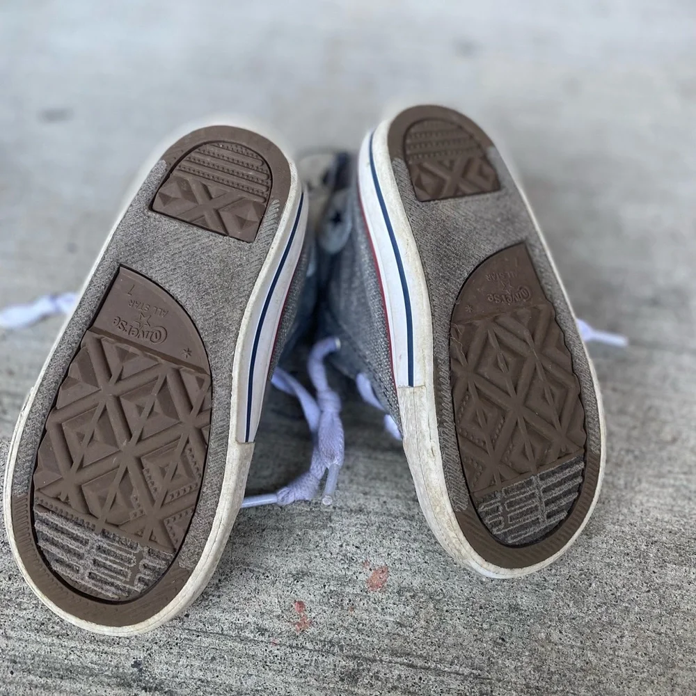 Converse All Star High Top Stretchy Tongue Toddler Sneakers - Picture 5 of 6